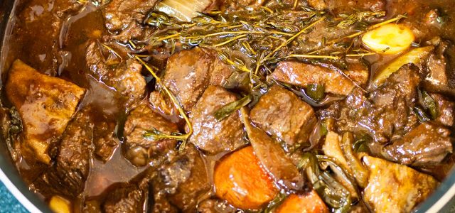 Boeuf Bourguignon Recept