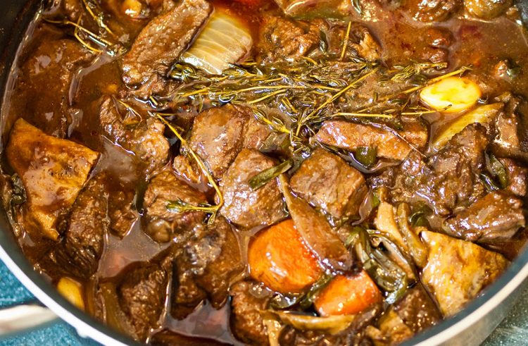 Boeuf Bourguignon Recept