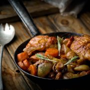 Recept på Coq au Vin med kyckling